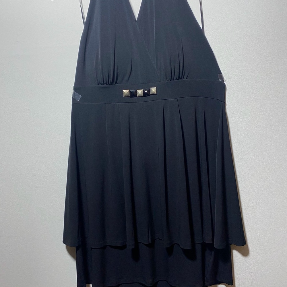 XL Style and Co black dress